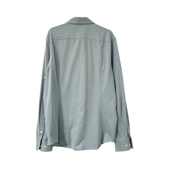 Kit + Ace Blue Performance Lightweight Long Sleeve Button Shirt Mens Large - Picture 6 of 6